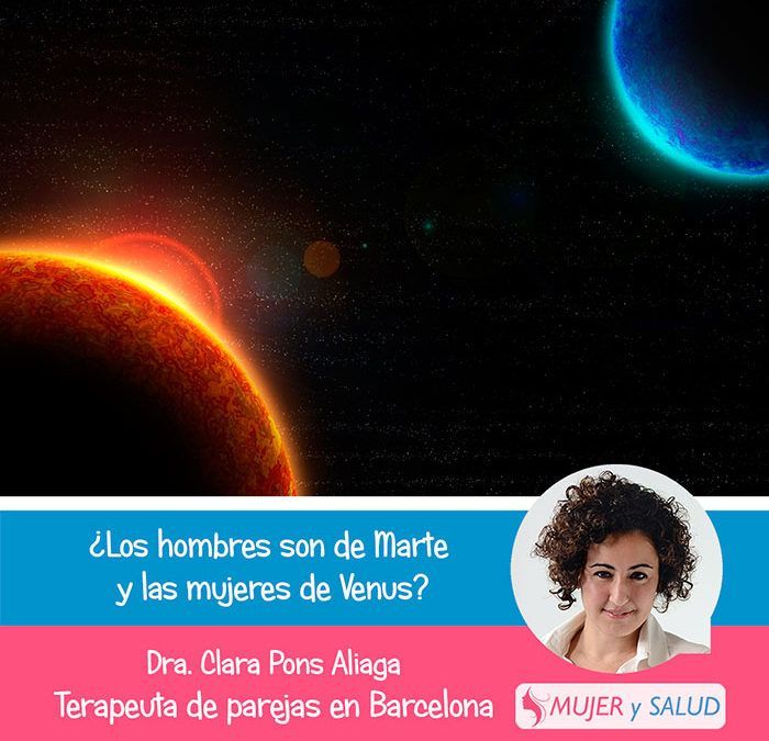 ¿Los hombres son de Marte y las mujeres de Venus?