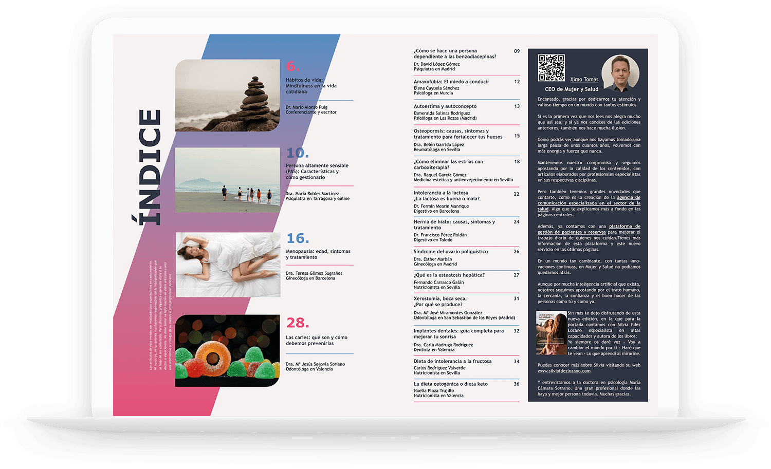 Revista Mujer y Salud índice